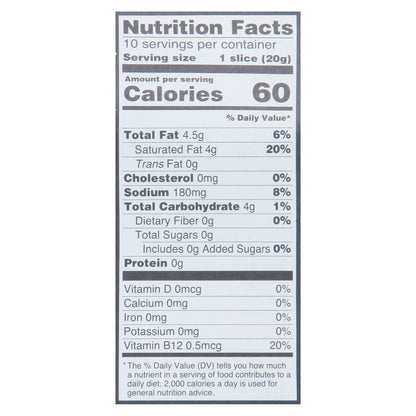 Violife Smoked Provolone Slices Cheese Alternative 10 ea