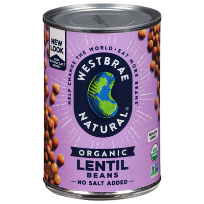 Westbrae Natural Organic Lentil Beans 15 oz