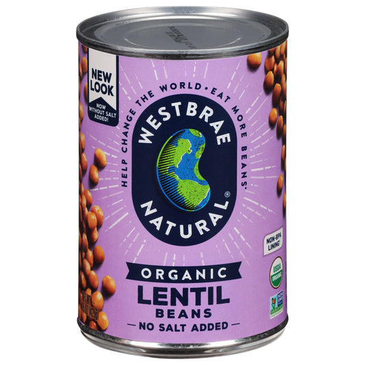 Westbrae Natural Organic Lentil Beans 15 oz