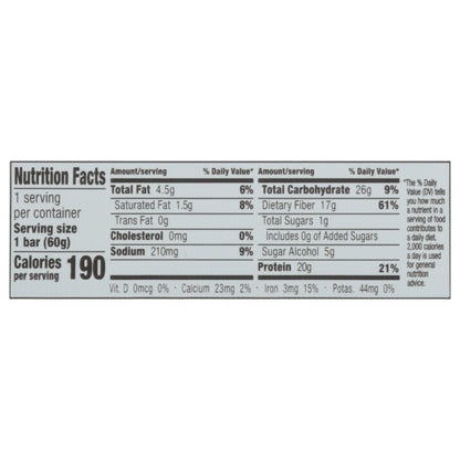 No Cow Chunky Peanut Butter Protein Bar 2.12 oz