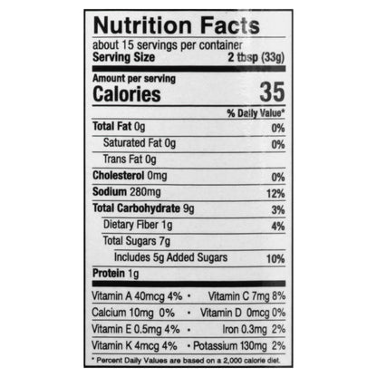 True Made Foods Less Sugar Kansas City BBQ Sauce 18 oz