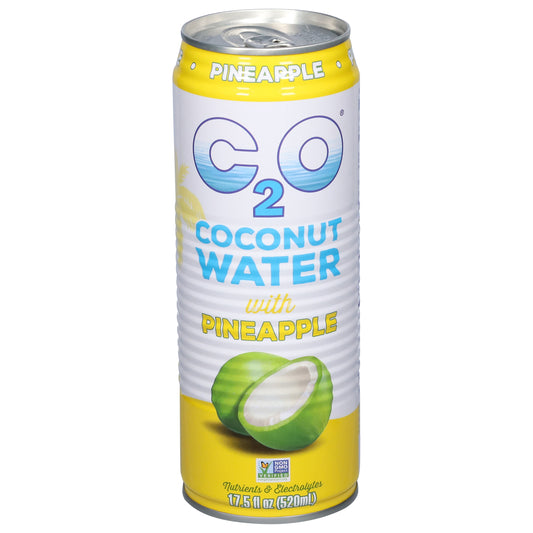 C2O Pineapple Coconut Water with Pineapple 17.5 fl oz