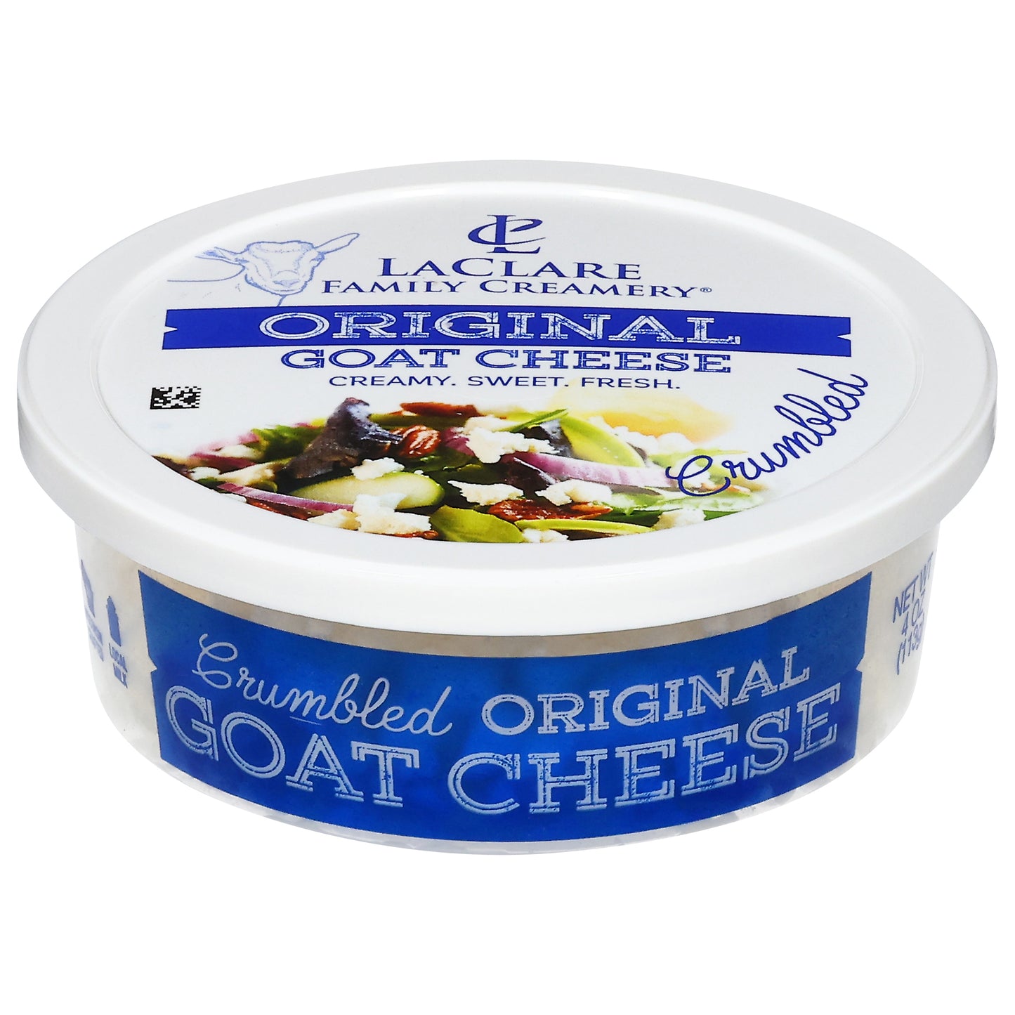 LaClare Family Creamery Crumbled Original Goat Cheese 4 oz