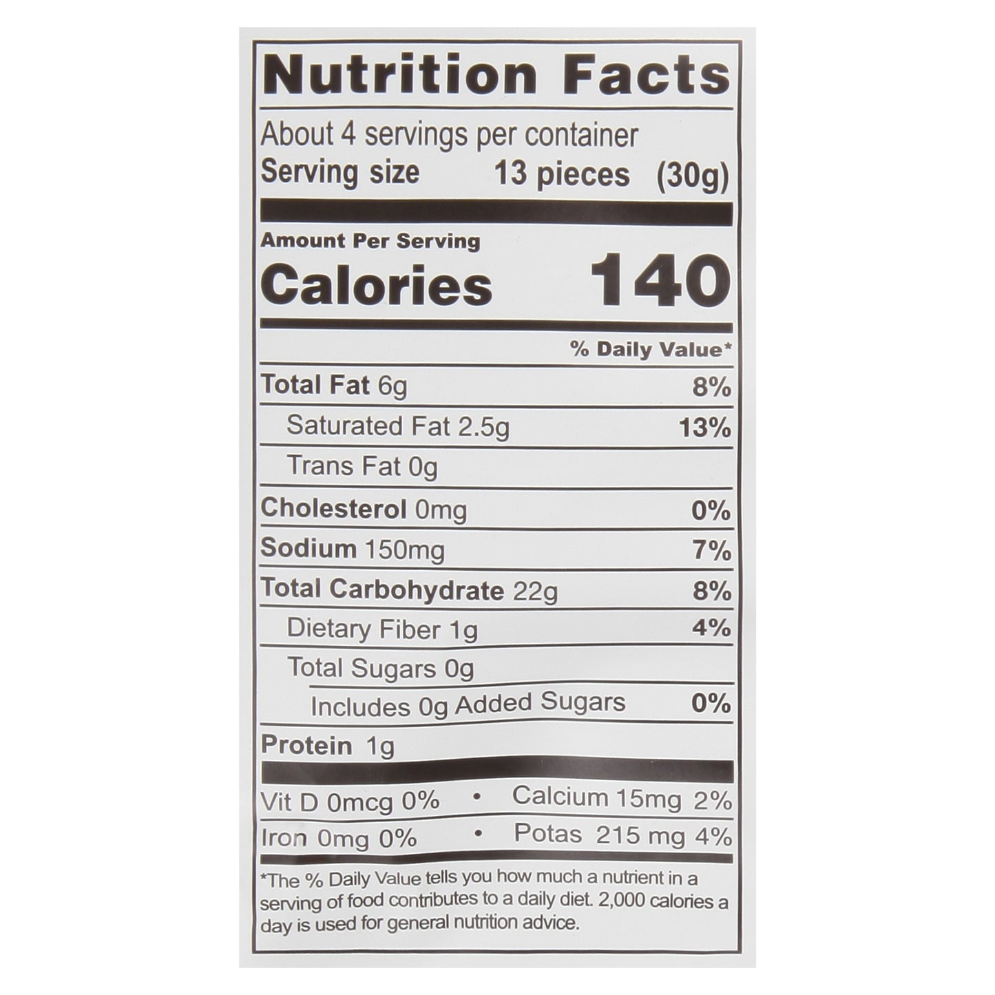 Artisan Tropic Sea Salt Cassava Strips 4.5 oz