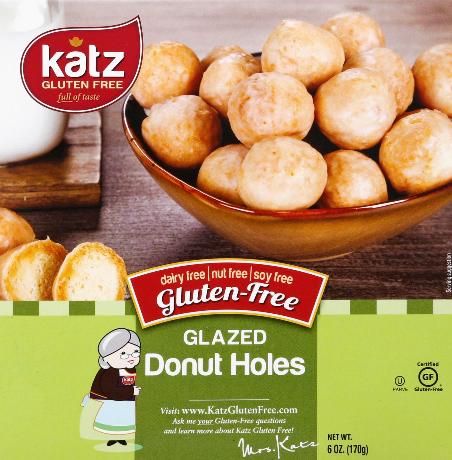 Katz Donut Holes 6 oz - Glzed