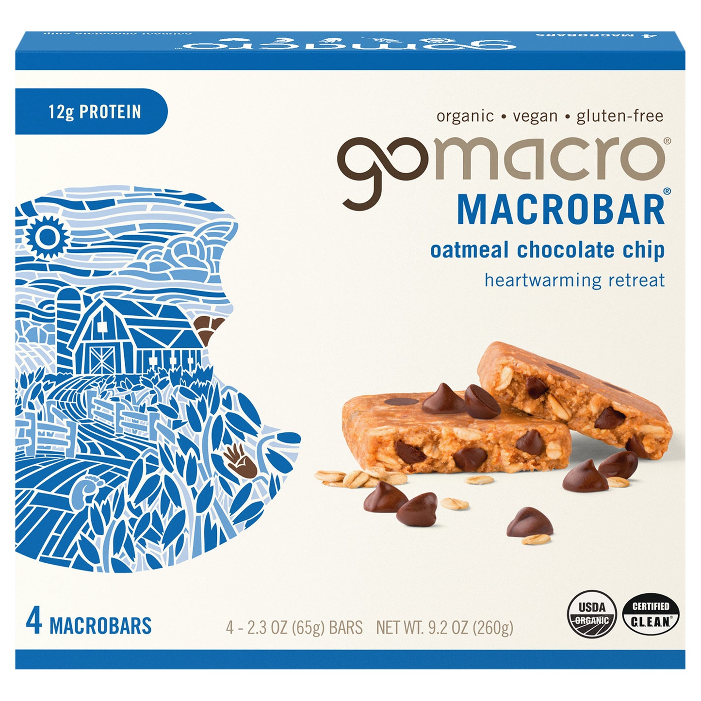Oatmeal Chocolate Chip MacroBar 4ct Multipack