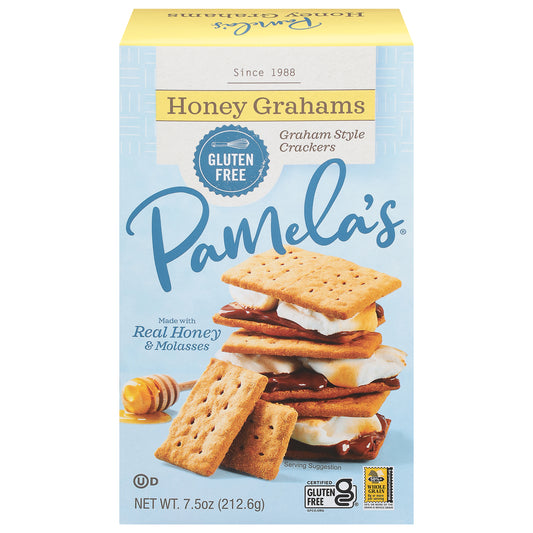 Pamela's Graham Style Honey Grahams Crackers 7.5 oz