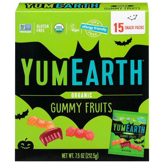 YumEarth Organic Gummy Fruits Snack Pack 7.5 oz