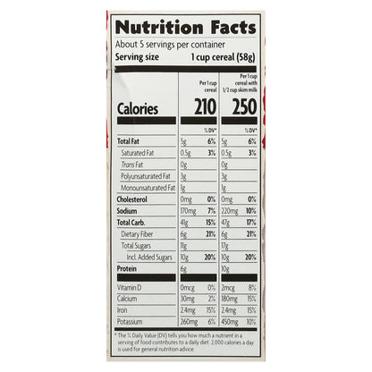 Nature's Path Organic Flax Plus Red Berry Crunch Cereal 10.6 oz