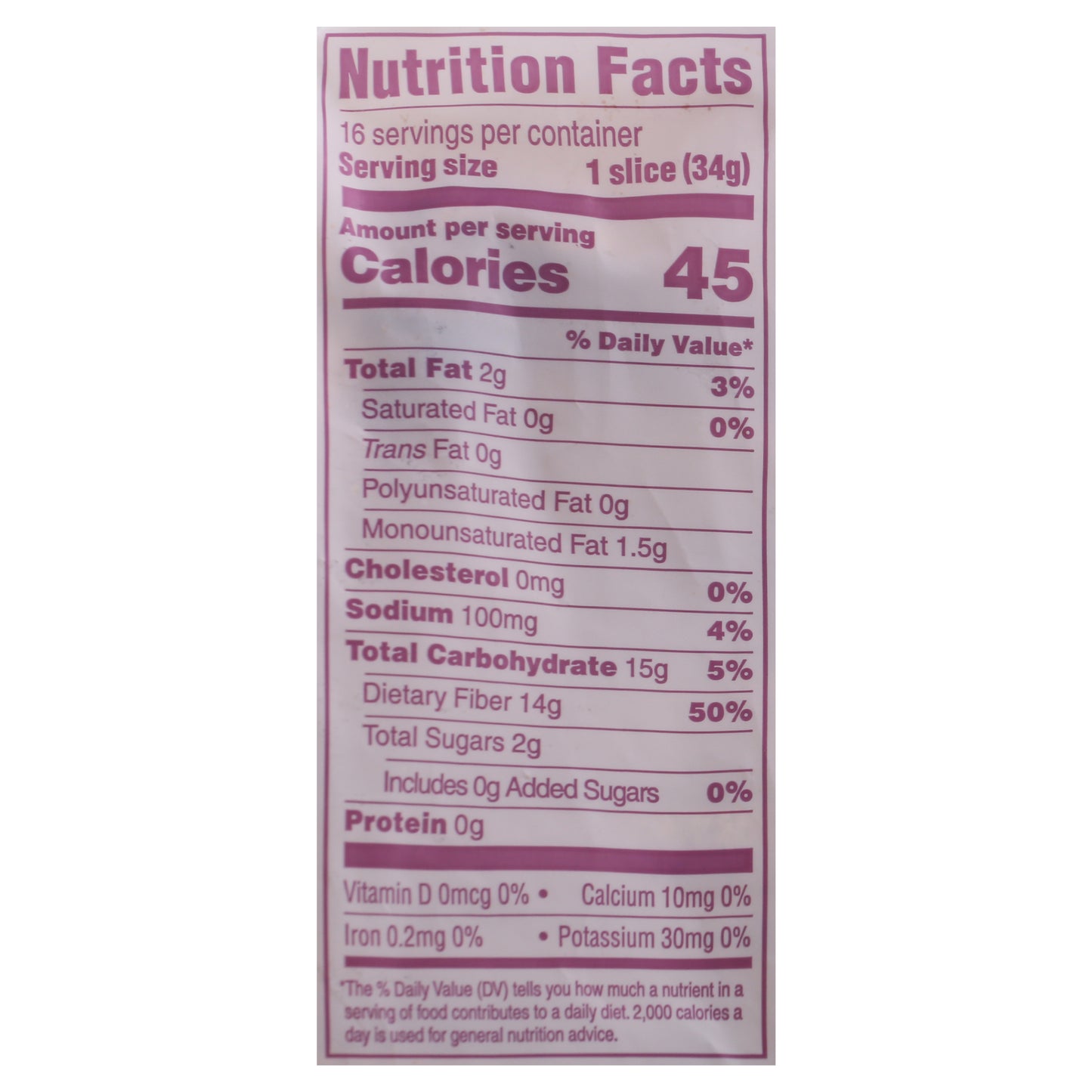 Carbonaut Gluten Free Cinnamon Raisin Bread 19 oz