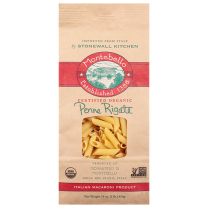 Montebello Organic Penne Rigate 16 oz