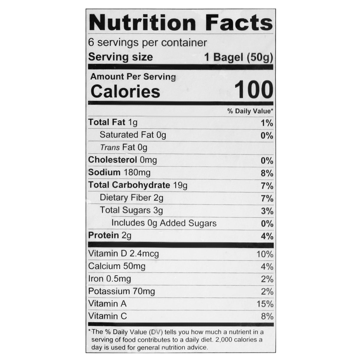 ODoughs Thins Vegan Original Bagels 6 ea