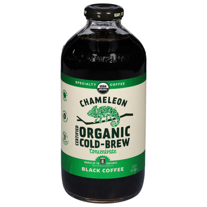 Chameleon Organic Cold-Brew Concentrate Black Coffee 32 fl oz