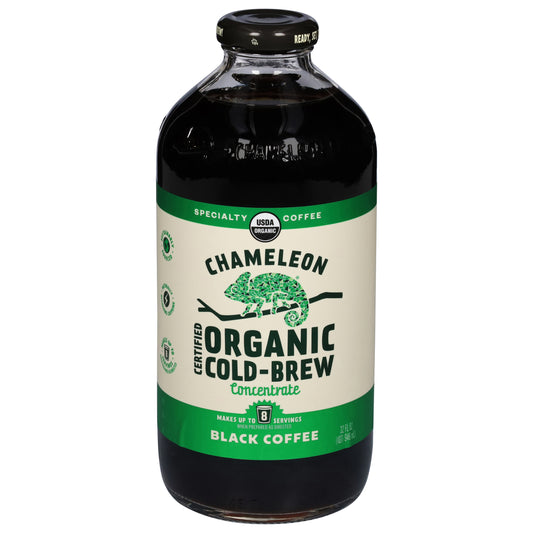 Chameleon Organic Cold-Brew Concentrate Black Coffee 32 fl oz