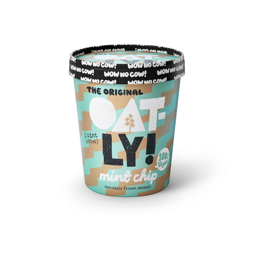 Oatly, Mint Chips Nonfat Dairy Dessert, Pint