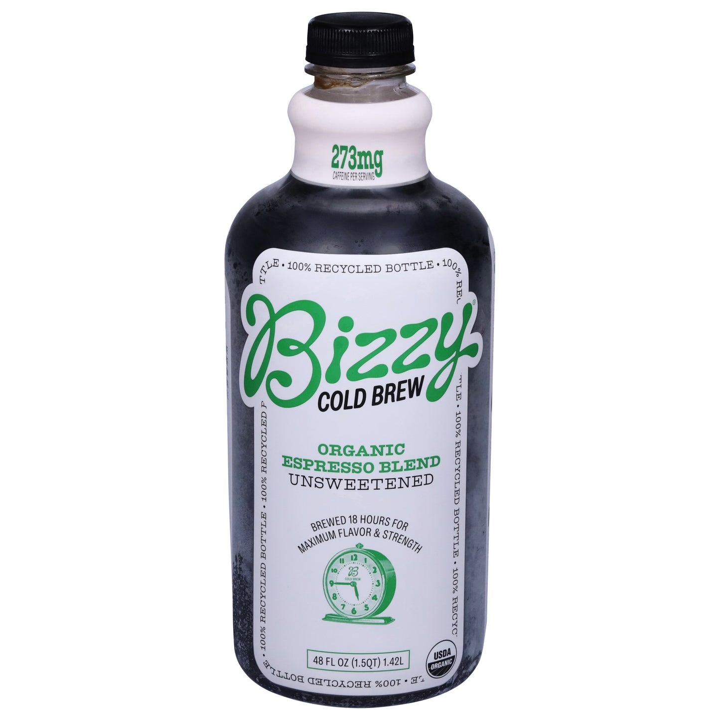 Bizzy Organic Espresso Blend Unsweetened Cold Brew 48 fl oz