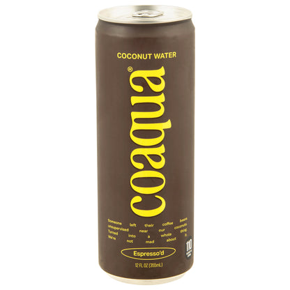 CoAqua Espresso'd Coconut Water 12 fl oz