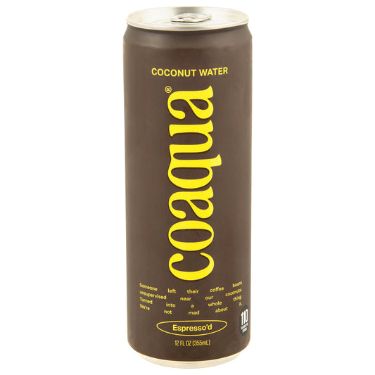 CoAqua Espresso'd Coconut Water 12 fl oz