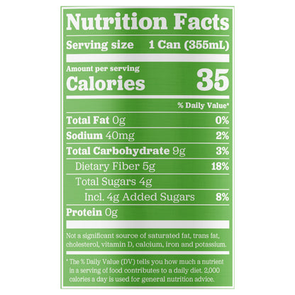 Slice Lemon Lime Healthy Soda, 12 fl oz Can