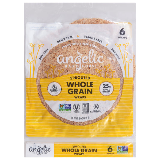 Angelic Bakehouse Sprouted Whole Grain Wraps 6 ea