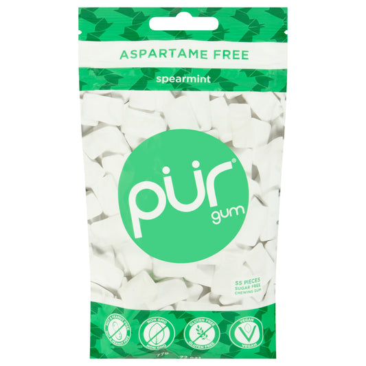 Pur Aspartame Free Spearmint Sugar Free Chewing Gum 55 ea