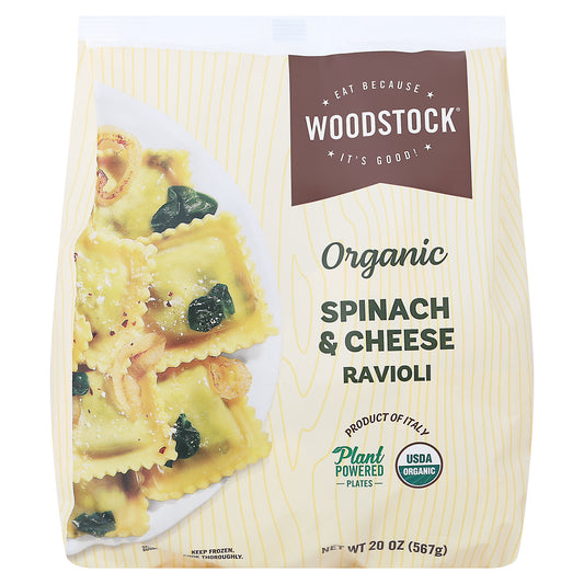 Woodstock Organic Spinach & Cheese Ravioli 20 oz