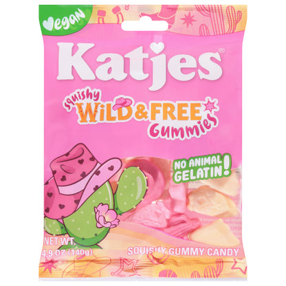 Katjes Wild & Free Squishy Gummy Candy 4.9 oz