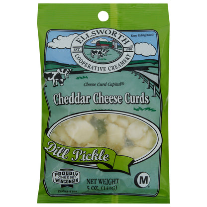 Ellsworth Cooperative Creamery Dill Pickle Cheddar Cheese Curds 5 oz