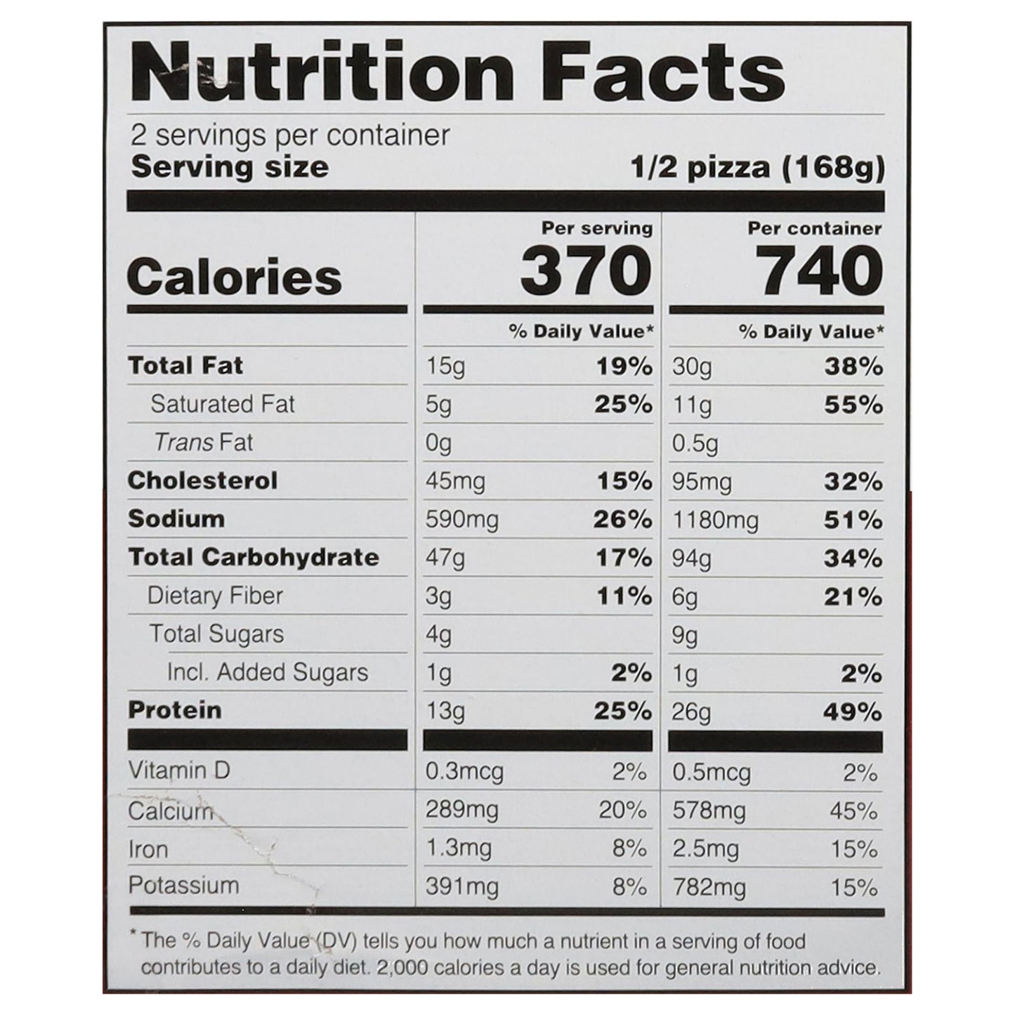 Caulipower Stone-Fired Cauliflower Crust Margherita Pizza 11.85 oz