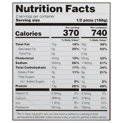 Caulipower Stone-Fired Cauliflower Crust Margherita Pizza 11.85 oz