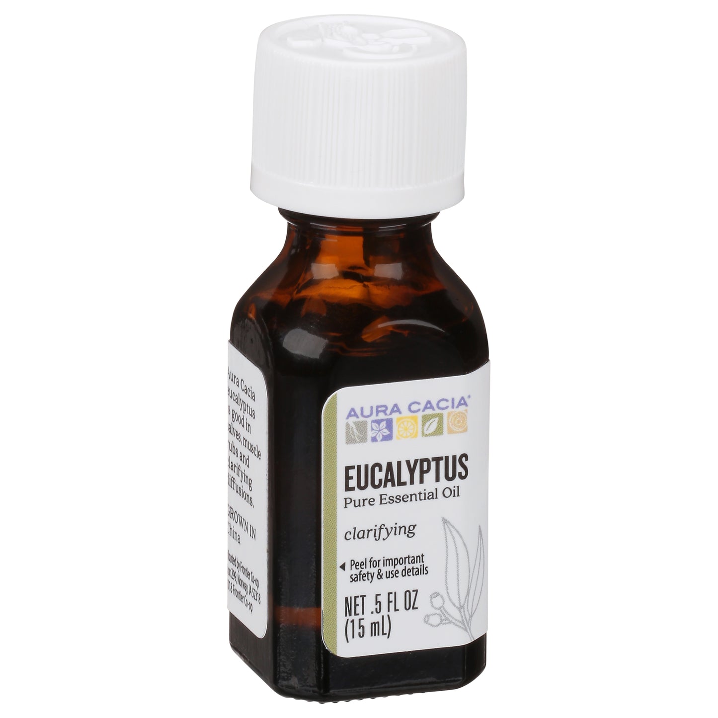Aura Cacia Clarifying Eucalyptus Pure Essential Oil 0.5 fl oz