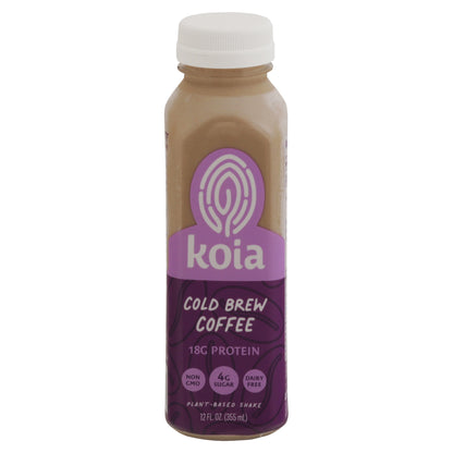 Koia Protein Plant-Based Cold Brew Coffee Shake 12 fl oz