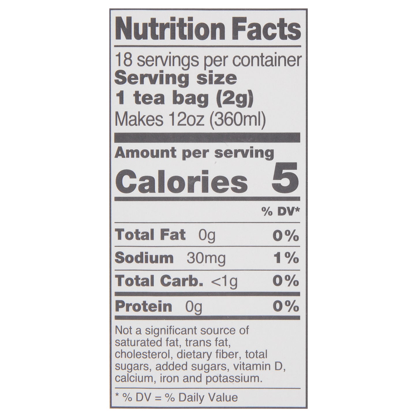 Good Earth Sweet & Spicy Tea Bags Caffeine Free Organic Herbal Tea 18 ea