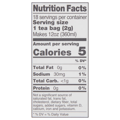 Good Earth Sweet & Spicy Tea Bags Caffeine Free Organic Herbal Tea 18 ea