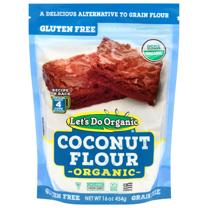 Let's Do Organic Gluten Free Organic Grain Free Coconut Flour 16 oz