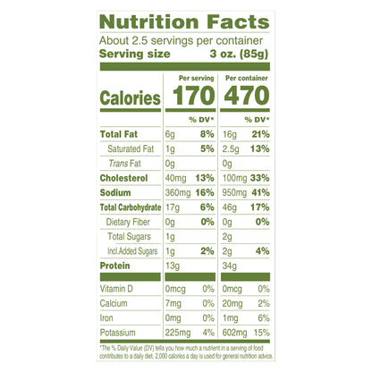 Applegate Natural Gluten-Free Chicken Breast Tenders, 8oz (Frozen)