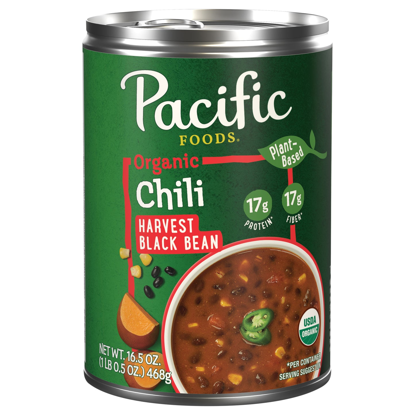 Pacific Foods Organic Harvest Black Bean Chili 16.5 oz