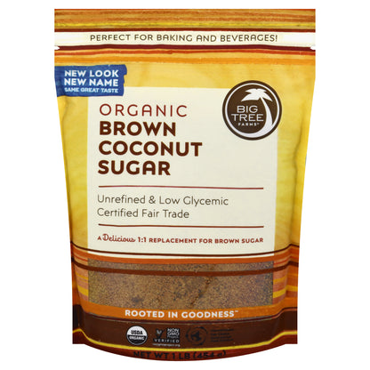 Big Tree Farms Organic Brown Coconut Sugar 1 lb
