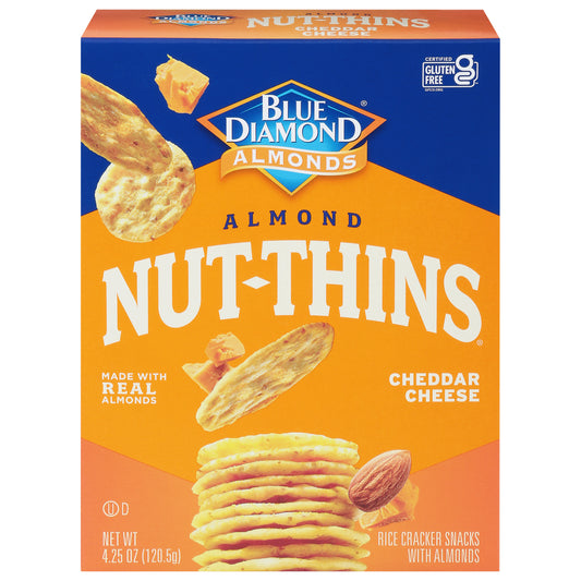 Blue Diamond Nut-Thins Cheddar Cheese Crackers 4.25 oz