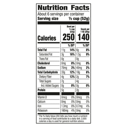 Cascadian Farm Organic Granola with No Added Sugar, Blueberry Vanilla Cereal, Resealable Pouch, 11 oz.