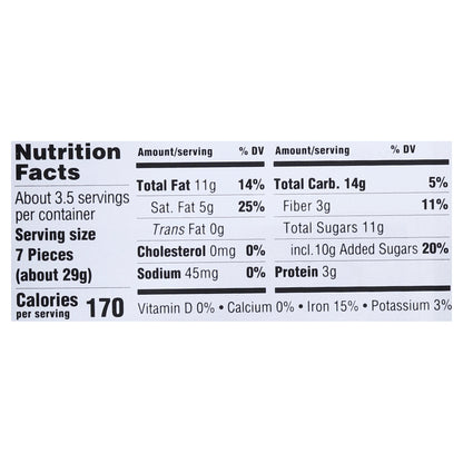 Equal Exchange Dark Chocolate 55% Cacao Almond & Sea Salt Chocolate Bars 3.5 oz