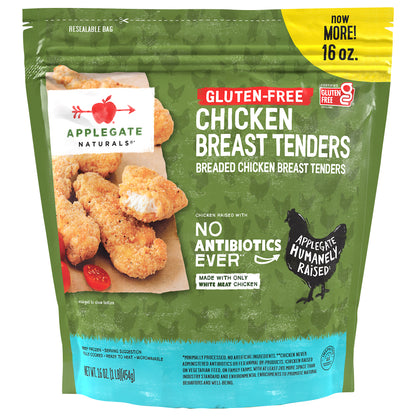 Applegate Naturals Gluten Free Breaded Chicken Breast Tenders 16 oz
