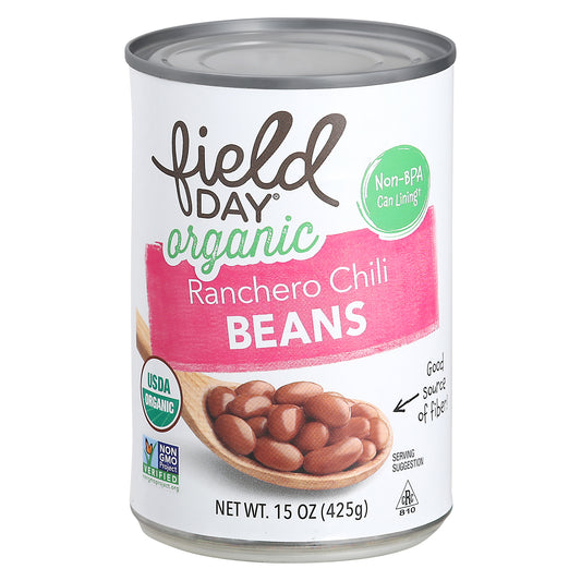 Field Day Organic Ranchero Chili Beans 15 oz