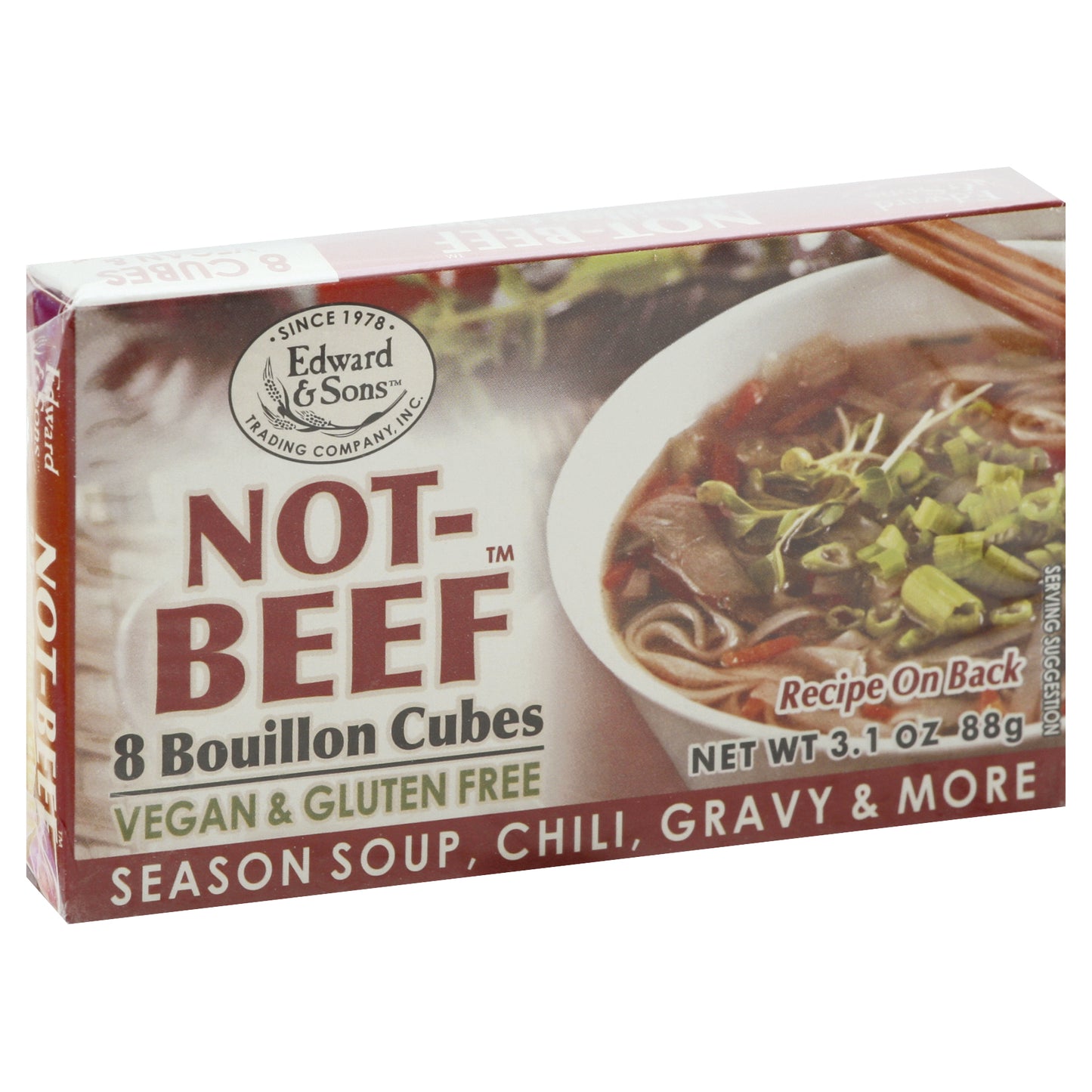 Edward & Sons Not-Beef Bouillon Cubes 8 ea