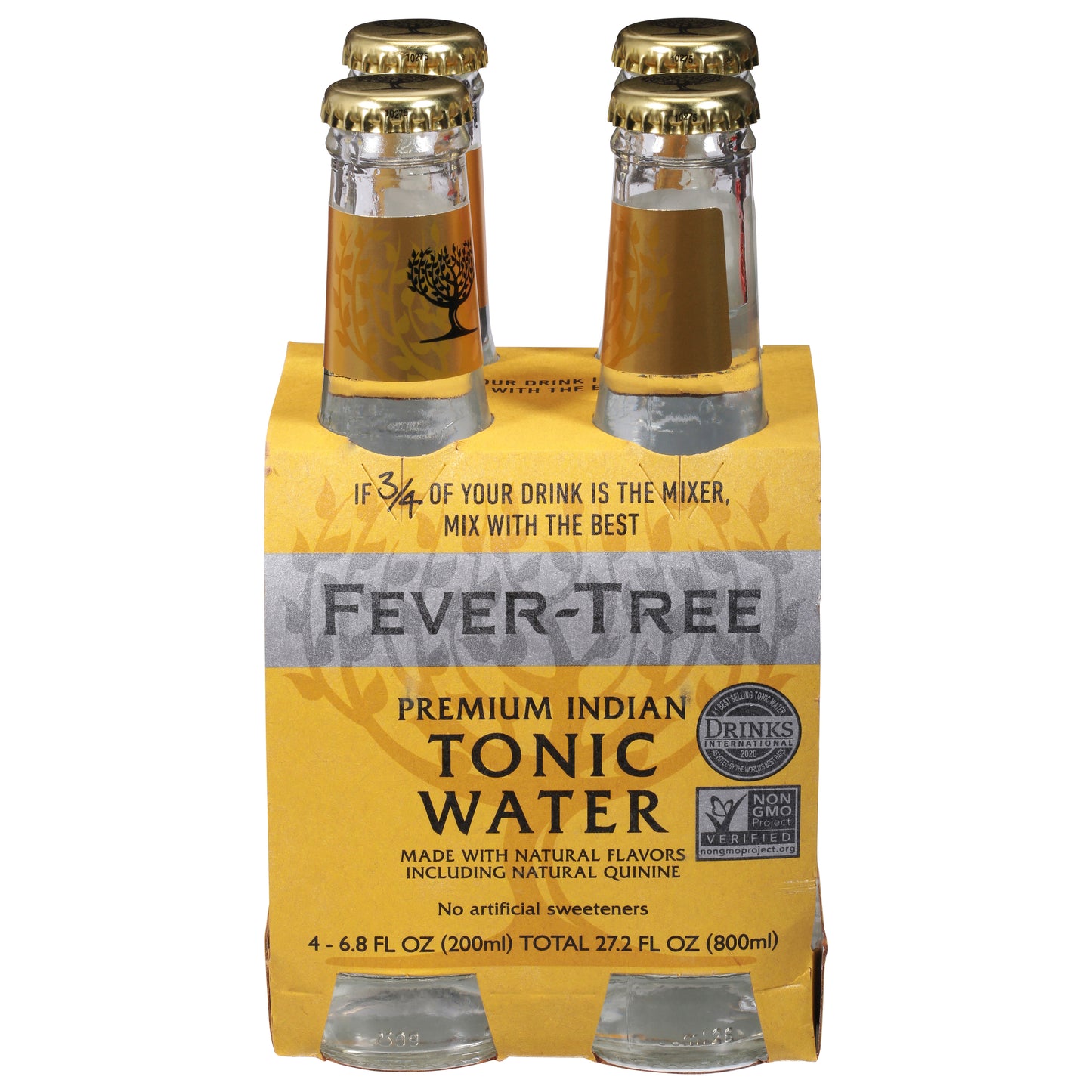 Fever-Tree Premium Indian Tonic Water 4 - 6.8 fl oz Bottles