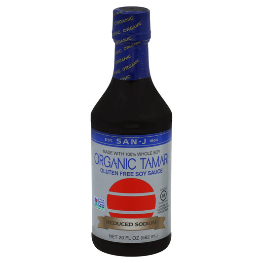 San-J Tamari 20 oz - ORGANIC TAMARI GLUTEN FREE SOY SAUCE