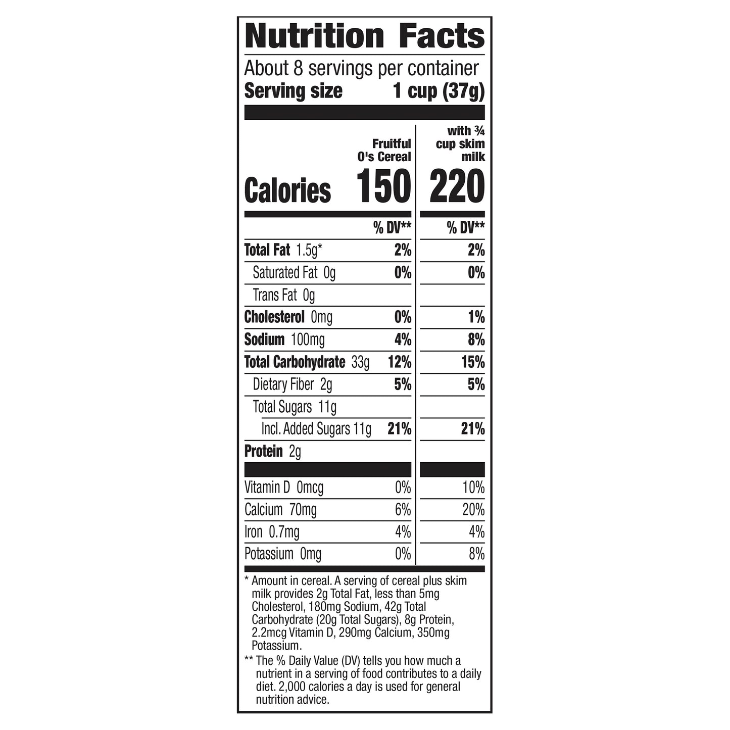 Cascadian Farm Organic Fruitful O's Cereal, Gluten Free, 10.2 oz.