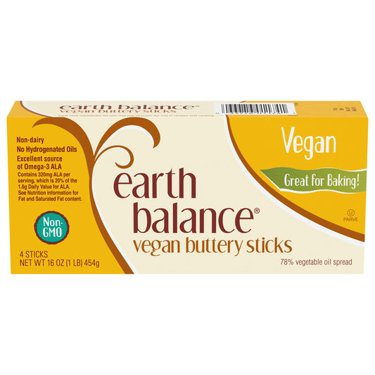 Earth Balance Vegan Buttery Sticks, 16 oz. 4-Count