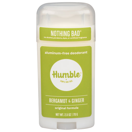 Humble Nothing Bad Aluminum-Free Original Formula Bergamot & Ginger Deodorant 2.5 oz