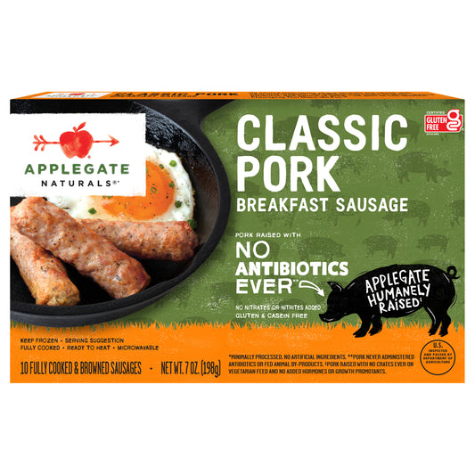 Applegate Naturals Classic Pork Breakfast Sausage 10 ea
